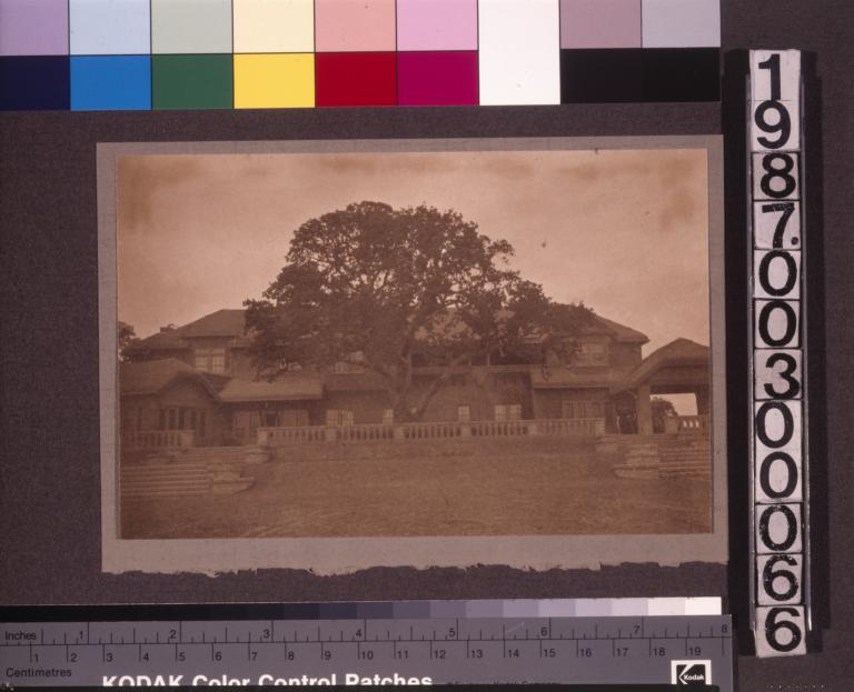 South (rear) elevation of the main residence. (2)