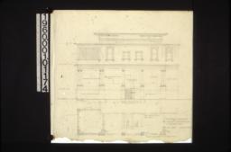 Rear elevation\, plan of rear : Sheet no. 2. (2)