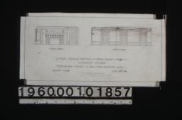 1/4 inch scale details of bedroom no. 8 -- east side\, south side : Sheet no. 8\, (2)