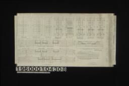 Inch scale and F.S. details of doors : Sheet no. 14\,