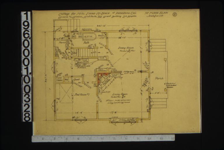 1st floor plan : 2.