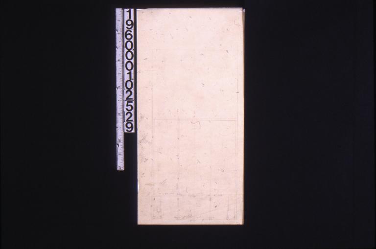 Sketch of first floor plan