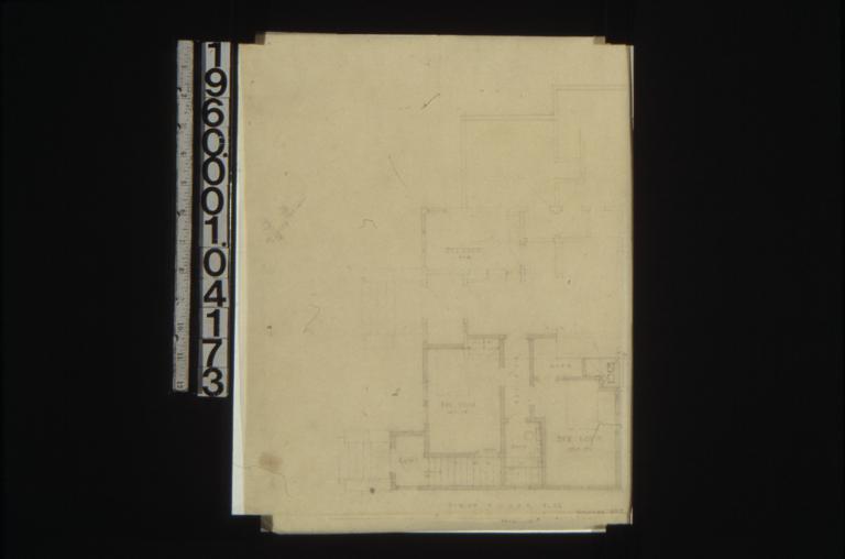 Partial first floor plan\, scheme no. 2.
