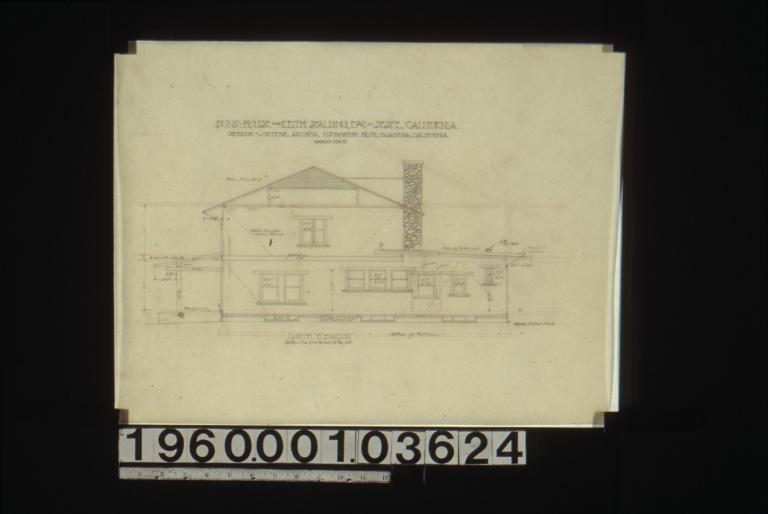 North elevation : Sheet no. 5. (2)