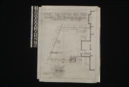 1/4" scale plan of kitchen yard fence\, plan of upper part of gate : Sheet no. 103A\,