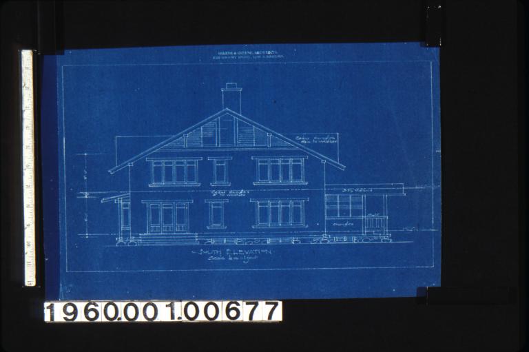 South elevation. (3)