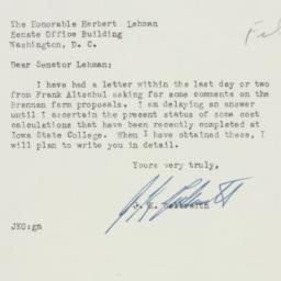Letter: 1950 March 16