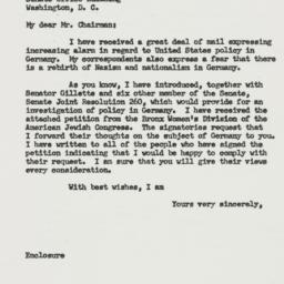 Letter: 1950 June 2