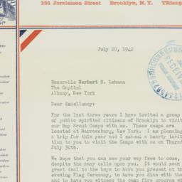 Letter: 1942 July 20