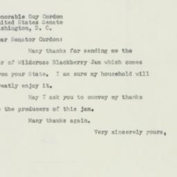 Letter: 1953 June 27