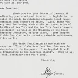 Letter: 1963 February 11