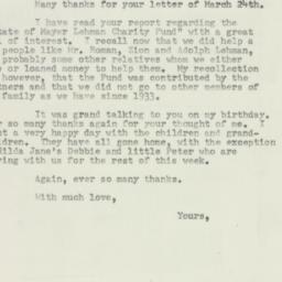 Telegram: 1954 March 30