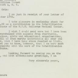 Letter: 1947 December 18