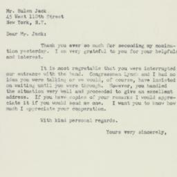 Letter: 1950 September 8