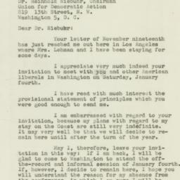 Letter: 1946 December 2