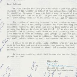 Letter: 1954 March 28