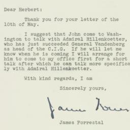 Letter: 1947 May 13