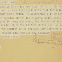 Telegram: 1941 December 3