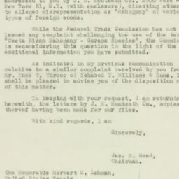 Letter: 1951 July 18
