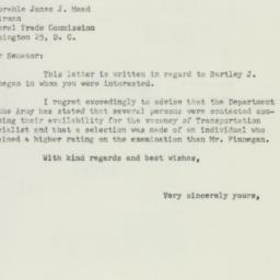 Letter: 1950 November 29