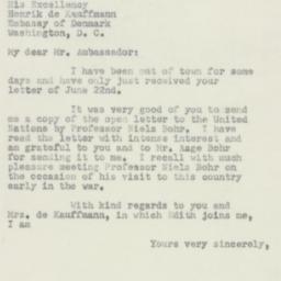 Letter: 1950 July 6