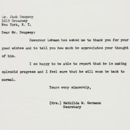 Letter: 1963 February 21