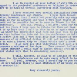 Letter: 1940 July 12