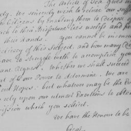 Document, 1775 September 20