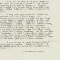 Letter: 1948 November 23