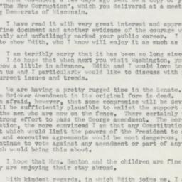 Letter: 1954 February 18