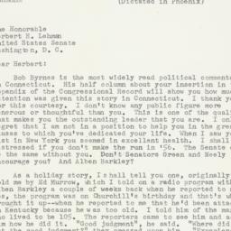 Letter: 1954 December 23