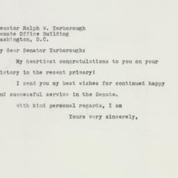 Letter: 1958 August 4
