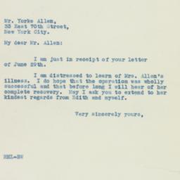 Letter: 1935 July 3