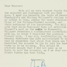 Letter: 1951 September 26