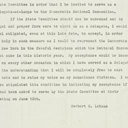 Letter: 1960 June 24