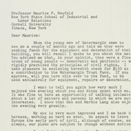 Letter: 1949 February 25