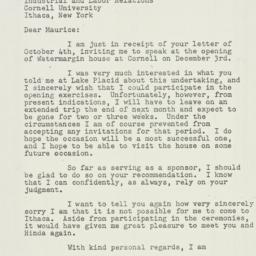 Letter: 1948 October 7