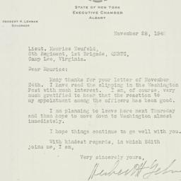 Letter: 1942 November 28