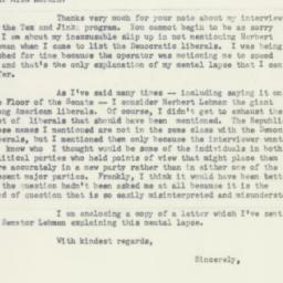 Letter: 1954 May 24