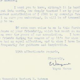 Letter: 1956 May 29