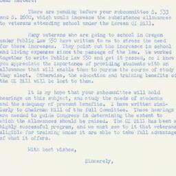 Letter: 1956 February 17
