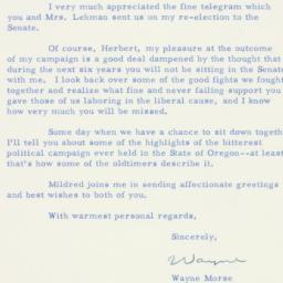 Letter: 1956 November 14