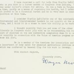 Letter: 1950 September 20