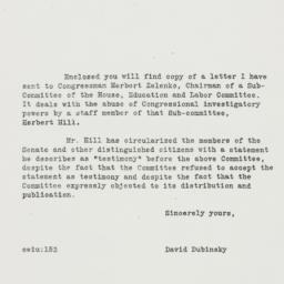 Letter: 1962 September 14