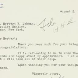 Letter: 1940 August 2