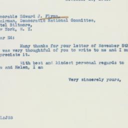 Letter: 1941 November 10