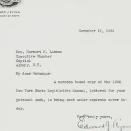 Letter: 1936 November 17