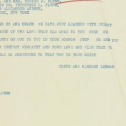Telegram: 1933 February 24