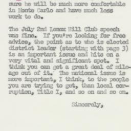 Letter: 1959 July 15