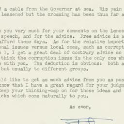 Letter: 1959 July 18